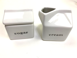 Crate &amp; Barrel Cream and Sugar Set Discontinued - £10.40 GBP