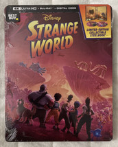 Strange World Steelbook 4K Ultra HD Blu-Ray + Blu-Ray + Digital Disney Brand New - £35.54 GBP