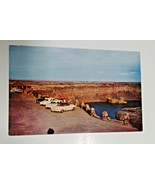 Real Photo Postcard Dry Falls Washington 40&#39;s 50&#39;s with cars at overlook - $7.50