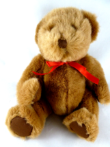 Rare Build A Bear Small Medium Brown Bear in smaller size 9&quot; sitting Dar... - $24.74