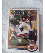 1991 Upper Deck Brad Muster #208 Chicago Bears - $8.20 CAD