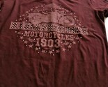 Harley-Davidson Genuine Motorcycle Maroon NWT Girl Top M Shirt Rhineston... - $5.89