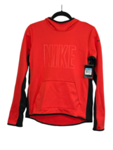 Nike Women&#39;s Thermafit Training Running Hooded Long Sleeve Jacket, Red Medium - £38.91 GBP
