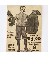1915 Elmer Richards Bulgarian Norfolk Suit Advertisement Woodcut Fashion... - €26,01 EUR