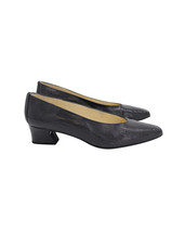 Stuart Weitzman Low-Heel Pumps In Calf Leather Women Black Size 7.5 - £66.83 GBP