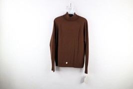 Deadstock Vintage 60s 70s Womens 42 Blank Knit Half Zip Turtleneck Sweat... - €44,56 EUR