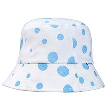 Blue Dots Sun-resistant Pure Cotton Comfortable Ventilate Baby Cap Infant Hat image 2
