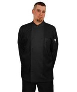 TWO Allheart UNISEX DESIGN 10 Button Chef Coat BLACK LOT OF TWO FREE SHI... - $341.94 MXN+