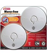Kidde Worry-Free Smoke Alarm, 2 pk. - $1,581.02 MXN