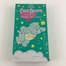 Care Bears VHS Tape Wish Bear Presents Grumpy&#39;s Three Wishes Cartoon Vin... - £11.55 GBP