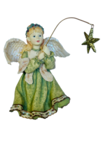 Angels Among Us Fairy Figurine Betty Singer Gloria gold star fishing pole STL - £31.10 GBP