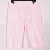 Lady Hagen Women&#39;s Pink Strip Bermuda Shorts Size 10 - £13.63 GBP