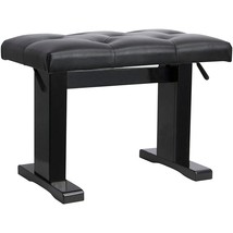 On-Stage Height Adjustable Piano Bench Black - £312.63 GBP