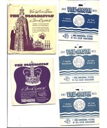 Viewmaster 3-View set-Coronation of Queen Elizabeth II w/sleeve, pamphlet - $270.51 MXN