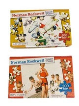 Norman Rockwell Jigsaw Puzzles 500 pcs each, New, Sealed - £15.73 GBP