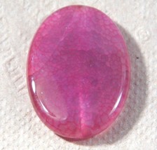 45.07Ct 35x25x6mm Dragon Vein Agate Oval Bead for Wire Wrapping/Jewelry Making   - £1.25 GBP