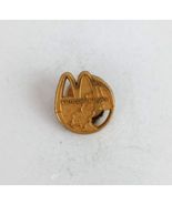 Vintage Pittsburgh Region Gold Tone McDonald&#39;s Employee Lapel Hat Pin - $186.24 MXN
