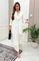 Indian Designer Salwar Kameez, Readymade Party/Ethnic Cotton kurti gift ... - $2,103.53 MXN