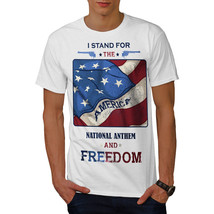 Wellcoda USA Patriot Mens T-shirt, Freedom Gun Graphic Design Printed Tee - £14.96 GBP+