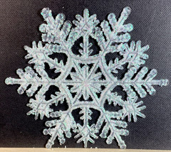 20 Pcs Glitter Snowflakes Christmas Ornaments Xmas Tree Hanging Decorati... - $9.00