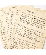 C1880s Ilmenau Poem Draft OOAK Hand Written Poet Wilhelm Klepser Signed ... - $13,209.49 MXN