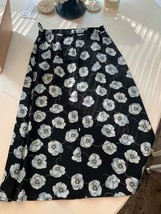 Ladies 1990s vintage Ms Choice blue floral midi skirt - $24.75
