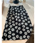 Ladies 1990s vintage Ms Choice blue floral midi skirt - £19.46 GBP