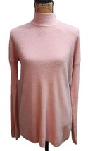 RED Womens Sweater Turtleneck Long Sleeve Pink NWT Large - $24.74