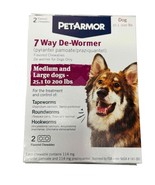 PetArmor 7 Way De-Wormer 2 Flavored Chewables For Medium To Large Dogs  ... - $349.68 MXN