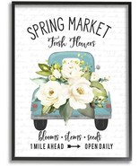 Wall Art, 16 X 20, Off-White, Stupell Industries Spring Market Truck With - £43.92 GBP