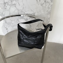 LEFTSIDE Silver Underarm Shouder Bags for Women 2023 Y2K Korean Fashion Purse PU - £40.66 GBP