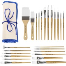 Artistic Touch Paint Brushes - Set of 24 Professional Painting Brushes for Acryl - £27.49 GBP