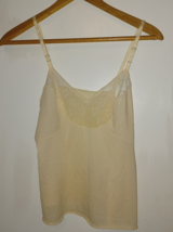 Vintage Vanity Fair Nylon And Lace Camisole Size 36 Champagne - $283.23 MXN
