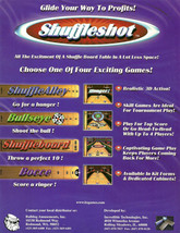 Incredible Technologies Shuffleshot Arcade FLYER Original Paper Promo Artwork - £12.31 GBP