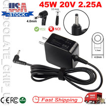 Ac Adapter For Lenovo Ideapad Slim 1-14Ast-05 Type 81Vs Laptop 45W Charger Cord - £18.17 GBP