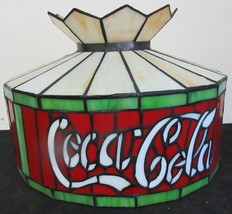 Coca-Cola 12&quot; Leaded Glass Shade (discontinued) New / Old Stock - $9,111.72 MXN