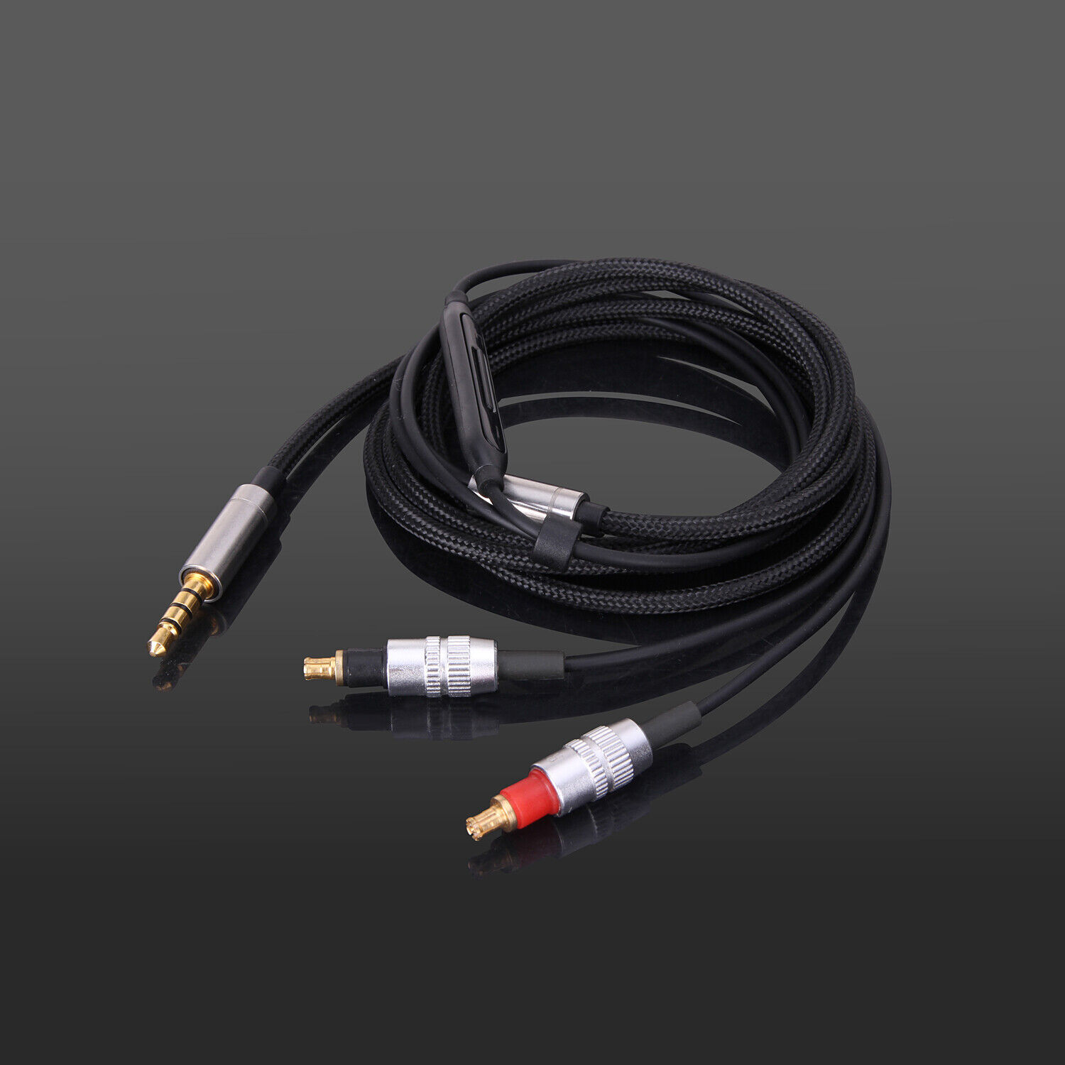 OCC Audio Cable with mic For audio-technica ATH-AP2000Ti ATH-ES/CT ATH-AWKT AWAS  			