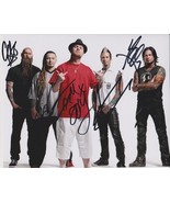 FIVE FINGER DEATH PUNCH GROUP SIGNED PHOTO 8X10 RP AUTOGRAPHED ALL BAND ... - £15.68 GBP