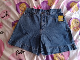 Vintage Mom Jean Shorts New with Tag Size 12 Blue by High Sierra - £23.59 GBP