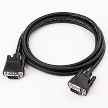 DTech RS232 Cable 15ft Null Modem DB9 to DB9 Serial Cable Male to Male RS-232 Co - £20.35 GBP