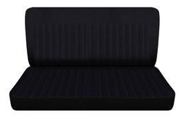 Fits 1955-1963 Chevy Bel Air 4door sedan Rear bench only seat covers in black - $74.44