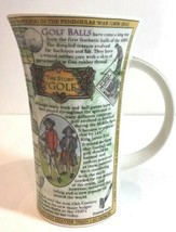 Dunoon Mug By Caroline Dadd The Story of Golf 6&quot; H  Fine Stoneware Cup - £31.15 GBP