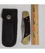 Schrade USA Vintage Uncle Henry LB7 Folding Hunting Knife With Leather S... - $980.28 MXN