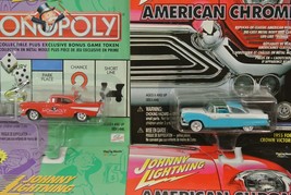 Johnny Lightning Diecast Lot of 8 Monopoly Crown Victoria Dodge DART Buick Super - $53.03