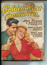 Golden West Romances 7/1950- Bradford Scott -Wayne D. Overholser-spicy cover ... - $43.46