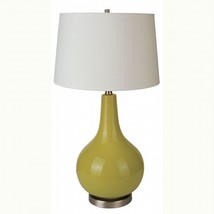 28   Ceramic Table Lamp - Apple Green - £172.32 GBP