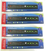 (LOT 3) HIGH DUTY Sunbeam Advanced 7 Outlet Power Strip/Outlet w/Surge Protector - $39.55