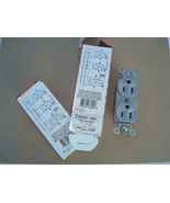 Lot of 2 IG6200GRY Legrand 15 amp duplex receptacle w/ isolated ground -... - $5.94