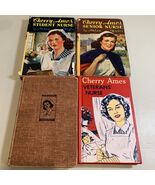 Lot 4 Cherry Ames Nurse Books Helen Wells Vintage Grosset &amp; Dunlap Hardc... - $20.91