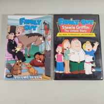 Family Guy DVD Lot Volume Seven 3 Disc Set and Stewie Griffin Untold Story - £10.65 GBP